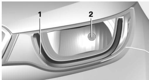 BMW I3 - Halogen headlights with LED lighting elements - 1