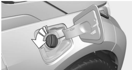 BMW I3 - Manually unlocking fuel filler flap - 2