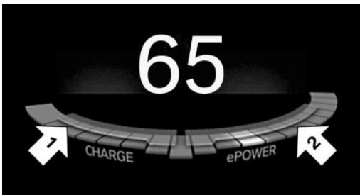 BMW I3 - Efficiency display - 1