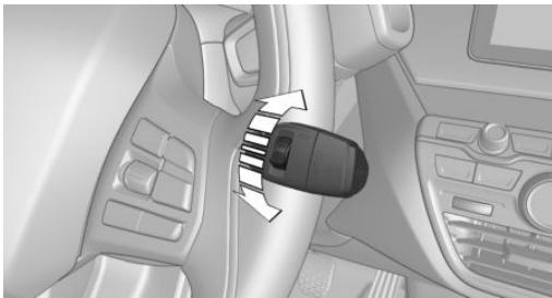 BMW I3 - Setting the frequency or sensitivity of the rain sensor - 1