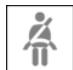 BMW I3 - Safety belt reminder for driver's and passenger's seat - 1