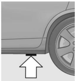 BMW I3 - Jacking points for the vehicle jack - 2