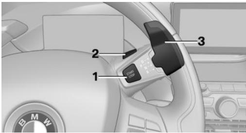 BMW I3 - Button in the vehicle - 1