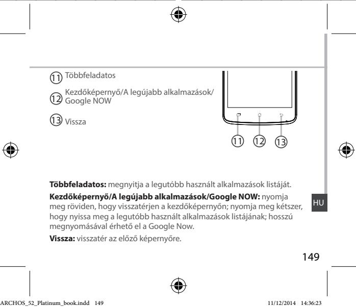ARCHOS 52 PLATINIUM - A Telefon bemutatása - 3