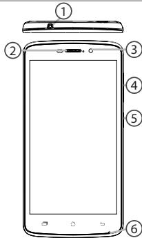 ARCHOS 52 PLATINIUM - Description of the phone - 1