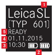 LEICA SL TYP 601 - Affichage initial - 1