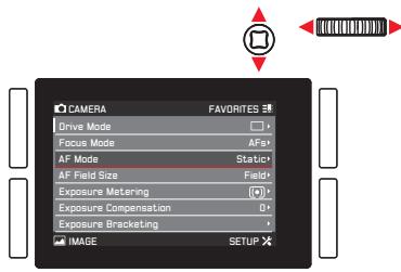 LEICA SL TYP 601 - Sélection des options de menu - 4