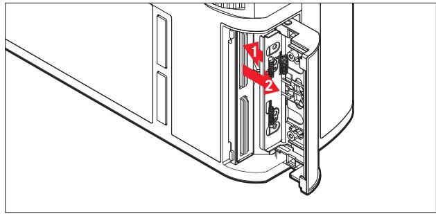 LEICA SL TYP 601 - REEMPLACEMENT DE LA OU DES CARTES MÉMOIRE - 3