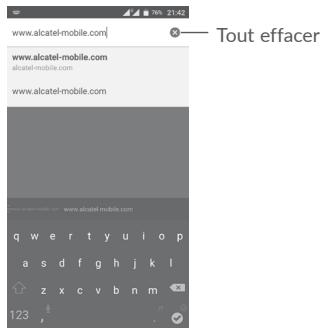 ALCATEL POP 4 - Accéder à une page Web - 1