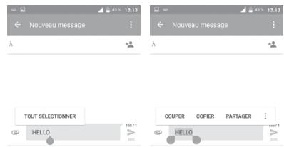 ALCATEL POP 4 - Modifier le texte - 1