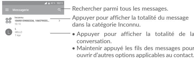 ALCATEL POP 4 - Rédiger un nouveau message - 1