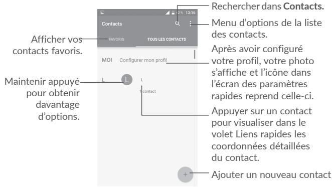 ALCATEL POP 4 - Consulter vos Contacts - 1