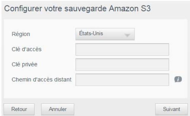 WD PERFORMANCE 7200 - Activation d'une sauvegarde dans le cloud amazon S3 - 3