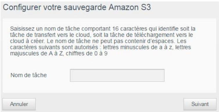WD PERFORMANCE 7200 - Activation d'une sauvegarde dans le cloud amazon S3 - 2