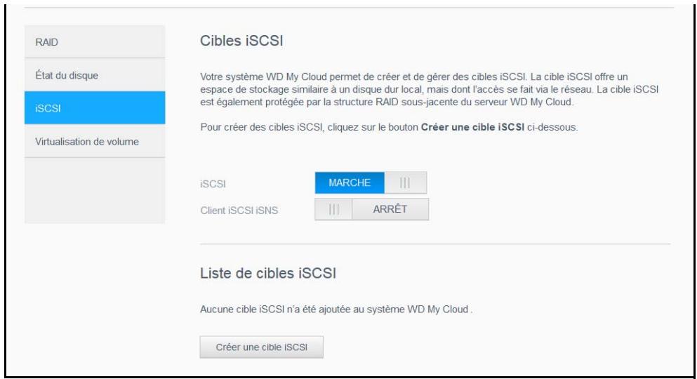 WD PERFORMANCE 7200 - Activation du client iscsi isns - 1