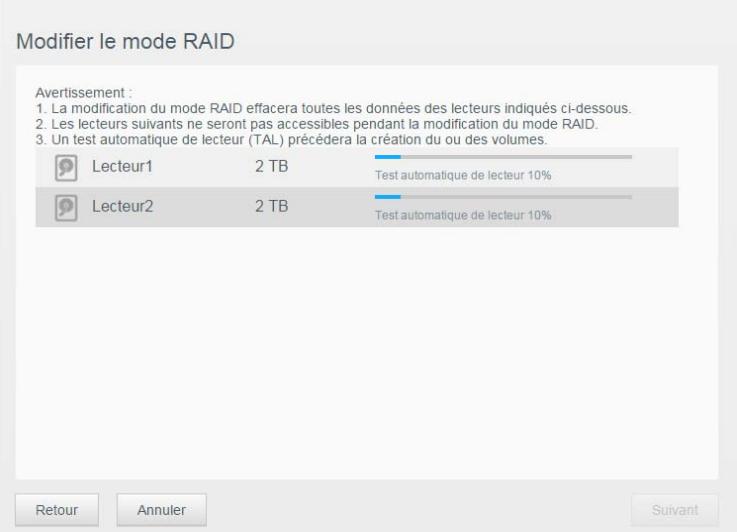 WD PERFORMANCE 7200 - Quand l'auto-test est terminé, cliquez sur suivant. - 1