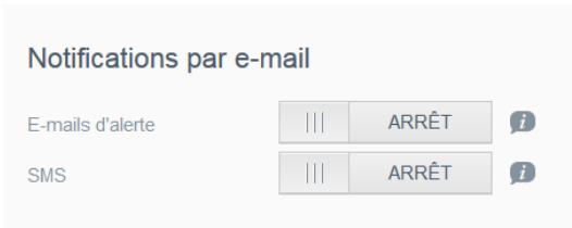 WD PERFORMANCE 7200 - Notifications par e-mail - 1