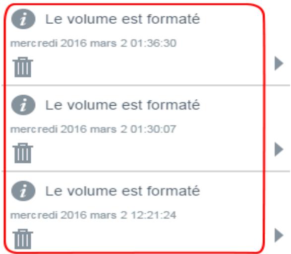 WD PERFORMANCE 7200 - Affichage des détails d'une alerte - 1