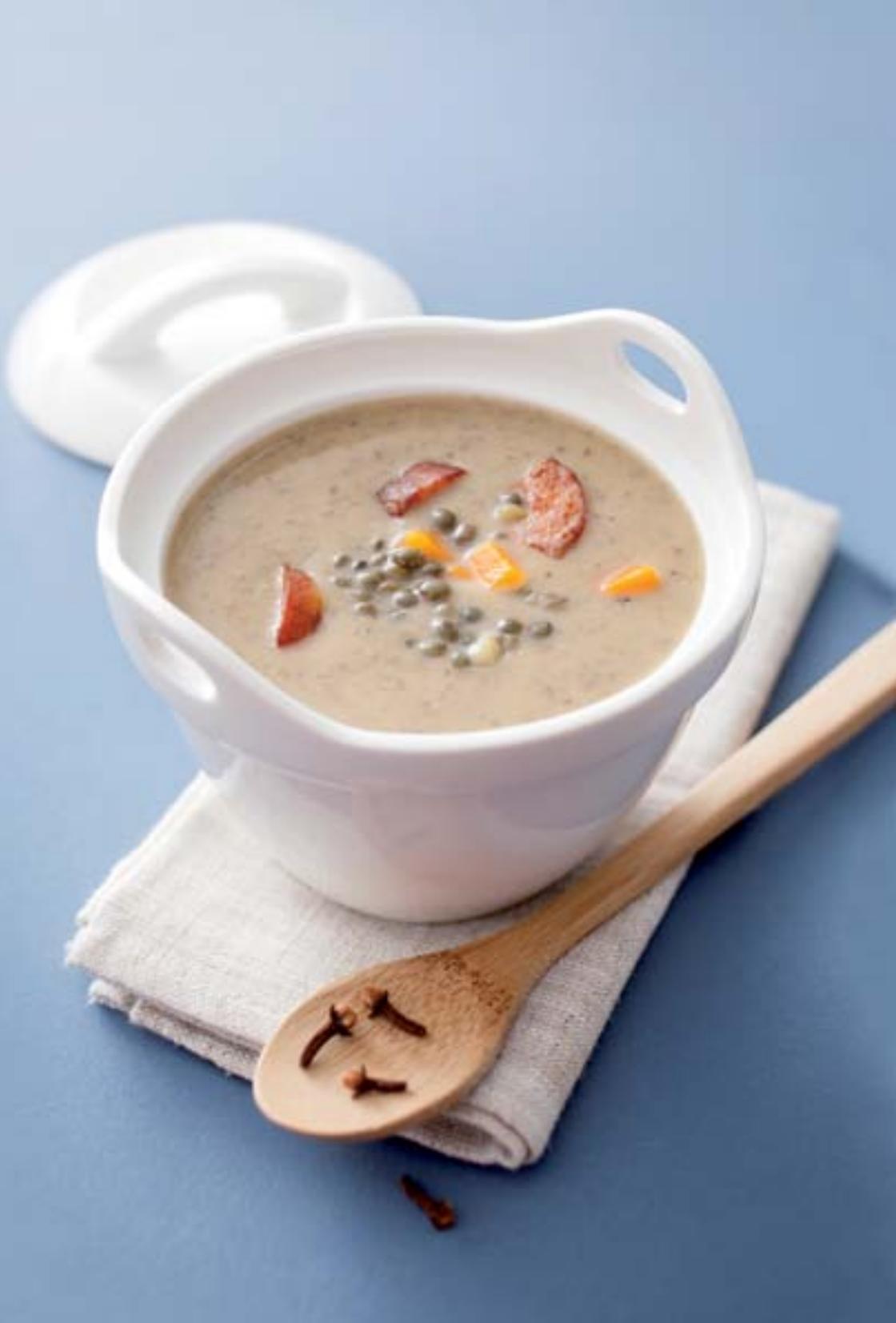 THOMSON SOUP MAKER GENI MIX - Soupe de lentilles à la saucisse de morteau - 1