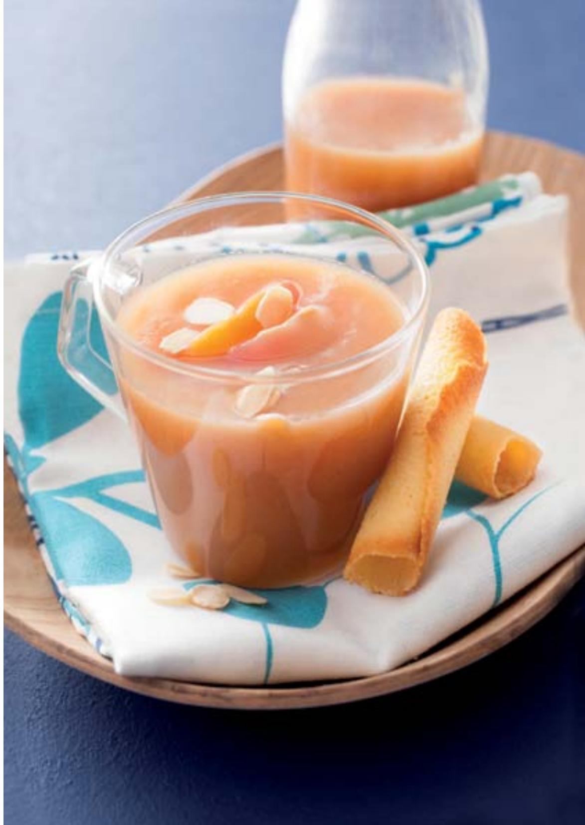 THOMSON SOUP MAKER GENI MIX - Soupe froide de pêches, nectarines &amp; brugnons à la verveine - 1