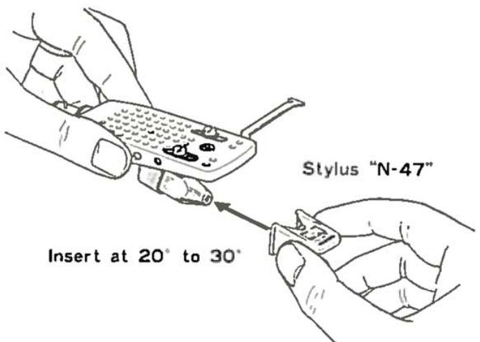 KENWOOD KD 2070 - HOW TO REPLACE THE STYLUS - 1