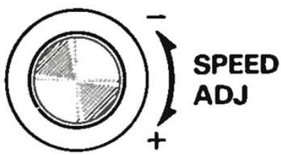 KENWOOD KD 2070 - HOW TO ADJUST THE SPEED - 3