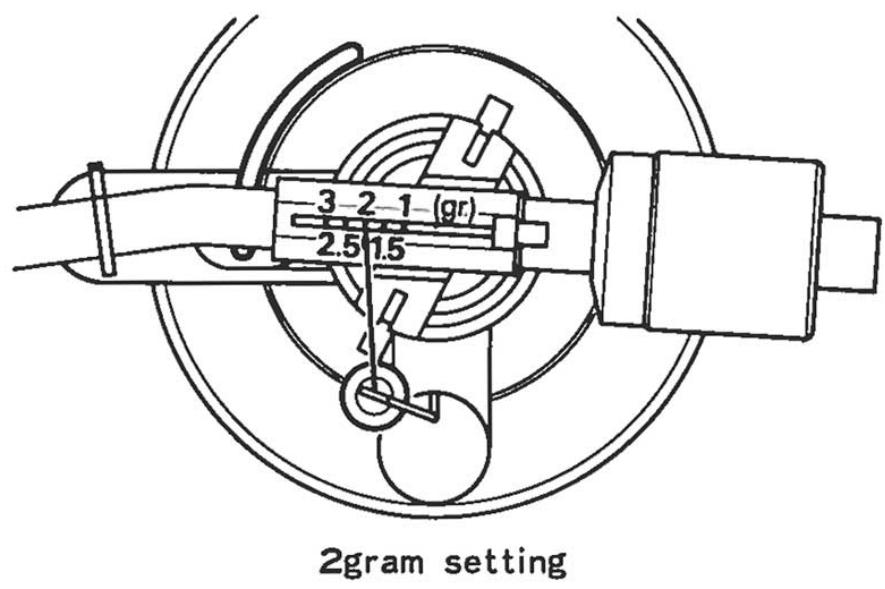 KENWOOD KD 2070 - TRACKING FORCE ADJUSTMENT - 5