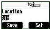 Location SIM Save Set