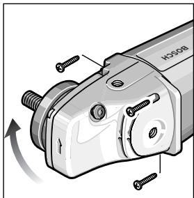 BOSCH PWS20-230 - Rotating the Machine Head - 1