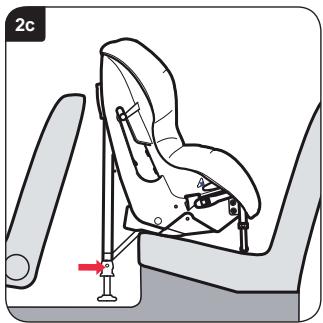 BRITAX HI WAY 2 - Installing your child seat (rearward facing) in rear side seat - 3