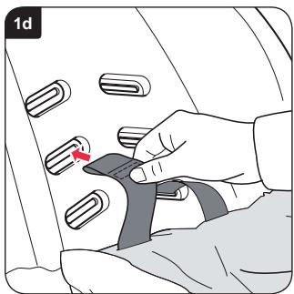 BRITAX HI WAY 2 - Olkahihnojen korkeuden säätäminen - 1
