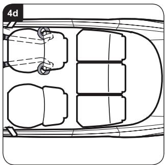 BRITAX HI WAY 2 - Turvaistuimen asentaminen (selkä menosuuntaan) etupenkille - 4