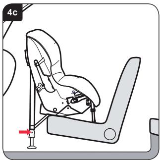 BRITAX HI WAY 2 - Installing your child seat (rearward facing) in front seat - 3