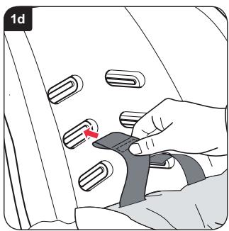 BRITAX HI WAY 2 - Changing the height of the shoulder straps - 1