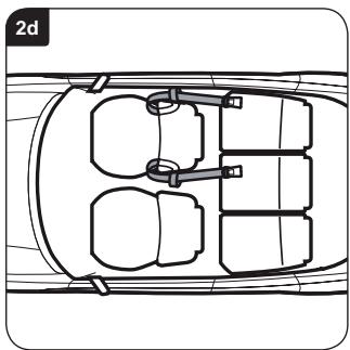 BRITAX HI WAY 2 - Installera bilbarnstolen (bakåtvänd användning) i baksätets sidosäte - 4