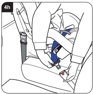 BRITAX HI WAY 2 - Montere barnesetet (vendt bakover) i forsetet - 8