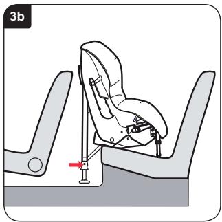 BRITAX HI WAY 2 - Turvaistuimen asentaminen (selkä menosuuntaan) takapenkin keski-istuimelle - 2