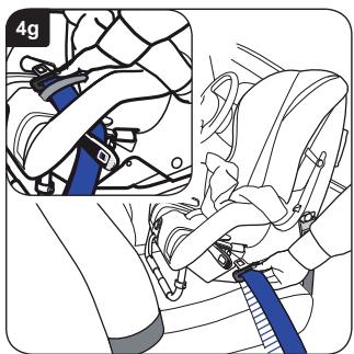 BRITAX HI WAY 2 - Installing your child seat (rearward facing) in front seat - 7