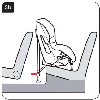BRITAX HI WAY 2 - Montere barnesetet (vendt bakover) i baksetet i midten - 2