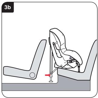 BRITAX HI WAY 2 - Montering af barnesædet (bagudvendt brug) midterst på bagsædet - 2