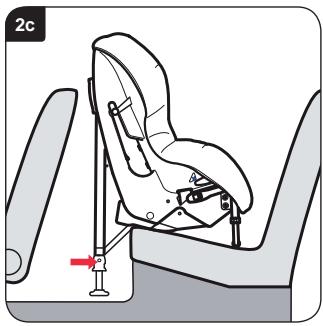BRITAX HI WAY 2 - Turvaistuimen asentaminen (selkä menosuuntaan) takapenkin sivuistuimelle - 3