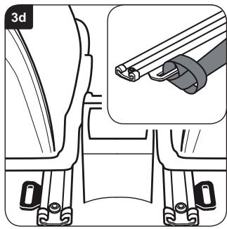 BRITAX HI WAY 2 - Turvaistuimen asentaminen (selkä menosuuntaan) takapenkin keski-istuimelle - 4