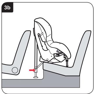 BRITAX HI WAY 2 - Installera bilbarnstolen (bakåtvänd användning) vid baksätets mellersta plats - 2