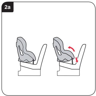 BRITAX HI WAY 2 - Installing your child seat (rearward facing) in rear side seat - 1