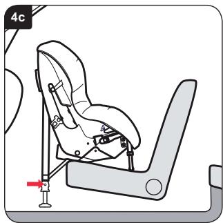 BRITAX HI WAY 2 - Turvaistuimen asentaminen (selkä menosuuntaan) etupenkille - 3