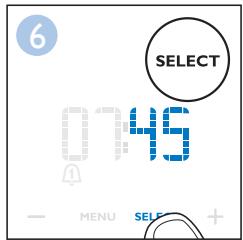 PHILIPS HF3531 - Première utilisation - réglage de l'heure - 8