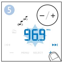 PHILIPS HF3531 - Définition du son de réveil - 11