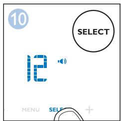 PHILIPS HF3531 - Première utilisation - réglage de l'heure - 12