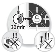 MOULINEX XF384B10 - Important: mise en sécurité de l'appareil ("SECU") - 1