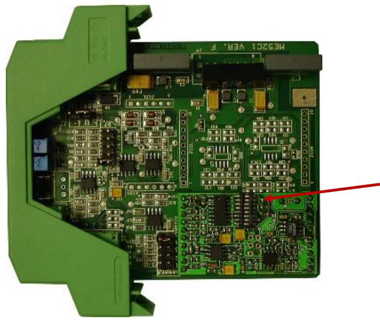 KENWOOD DP 520 - REPERAGE DES SWITCHES DANS LE BOITIER - 1